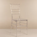 Elegant Clear Crystal Chiavari Chair